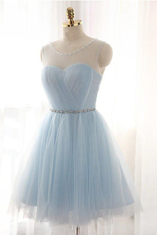 Charming Tulle Prom Dresses Short Graduation Dresses Homecoming Dresses