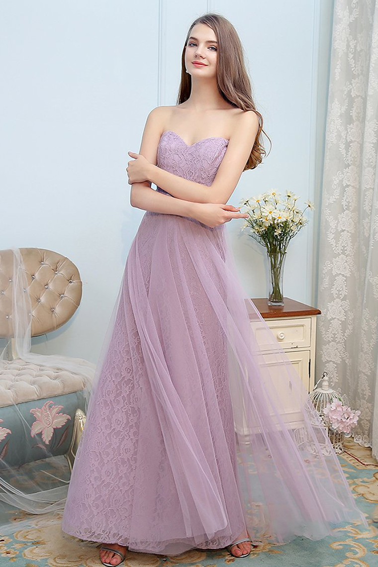 Catherine A-Line/Princess Natural Waist Floor Length Chiffon Sleeveless V-Neck Bridesmaid Dresses